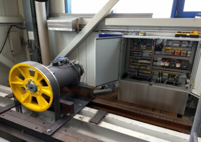 Komponente Dauerversuch Aufzugsmaschine im ZFA Roßwein